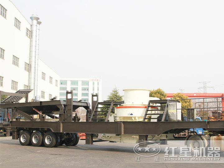 移動(dòng)柴油打砂機(jī)，可一鍵智能操作，液壓控制