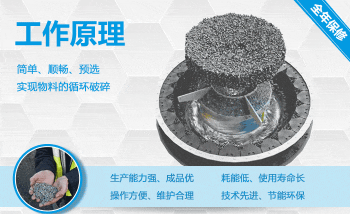 沖擊式制砂機(jī)破碎粒度均勻，粒形好看