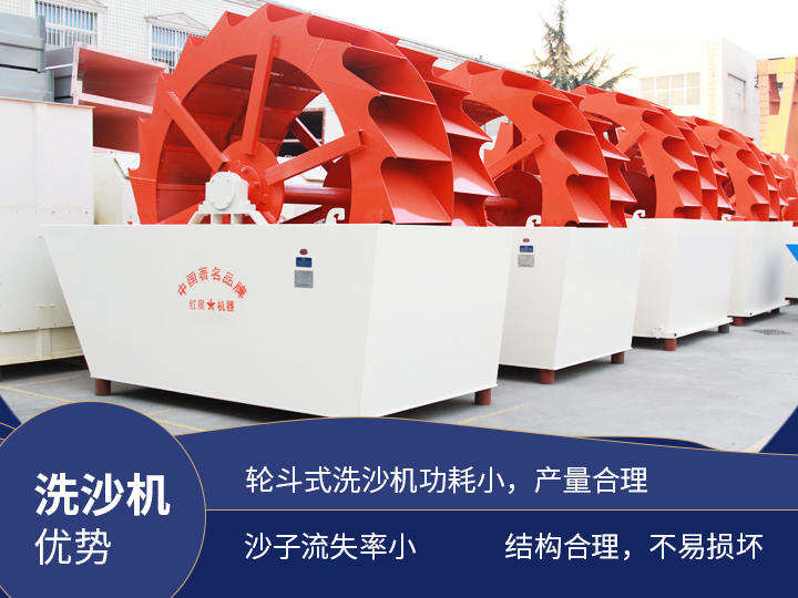 洗砂設備強力清洗去除污漬，易損件更換成本低