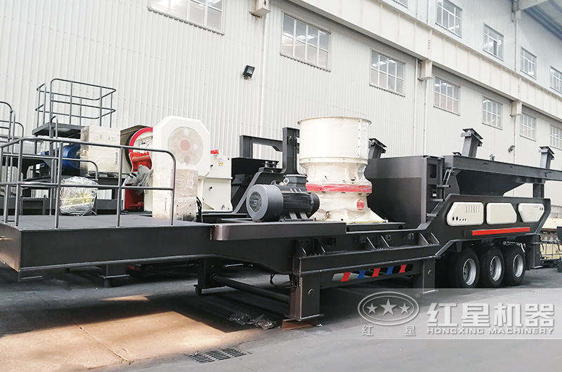 圓錐破移動(dòng)碎石車(chē)，高硬度物料克星