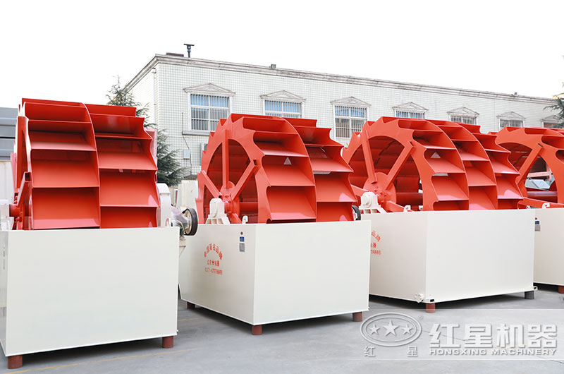 山沙洗砂機(jī)圖片，雙輪、三輪